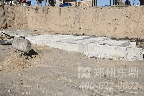 山西朔州煤泥烘干機設備土建現(xiàn)場