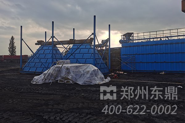 煤泥烘干機(jī)生產(chǎn)線安裝現(xiàn)場情況