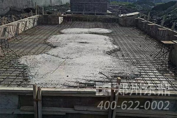 山西應縣煤泥烘干機基礎建設現(xiàn)場實拍